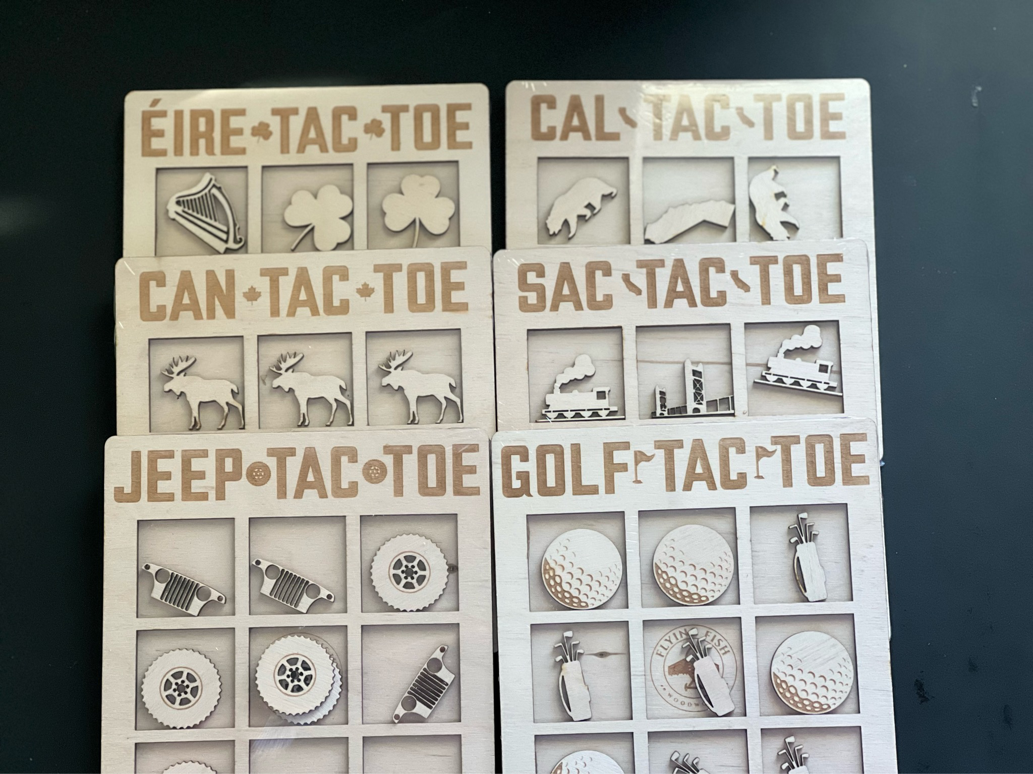 Custom Tic Tac Toe Board Game – LeeMo Designs